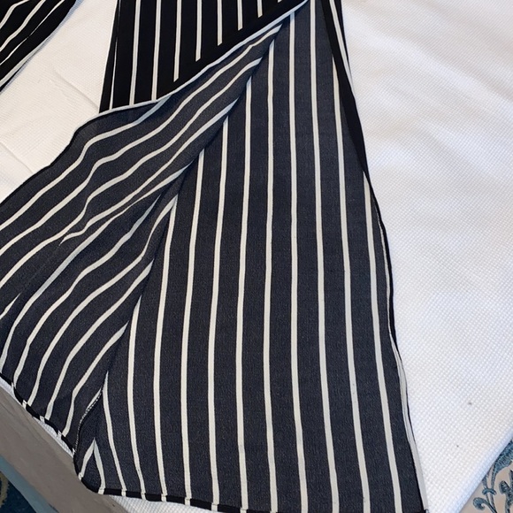 Necessary Objects striped elastic waist pants S - Picture 9 of 12